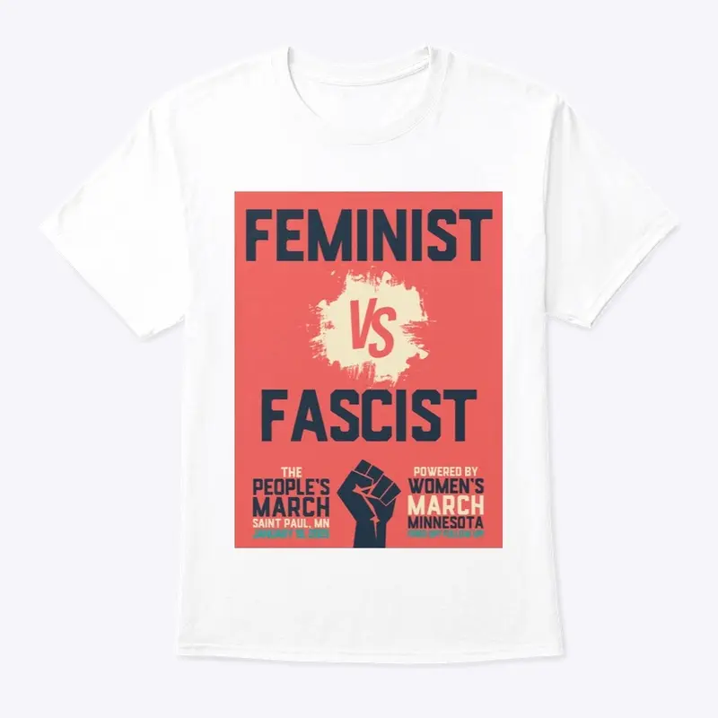 Feminist vs Fascist Red