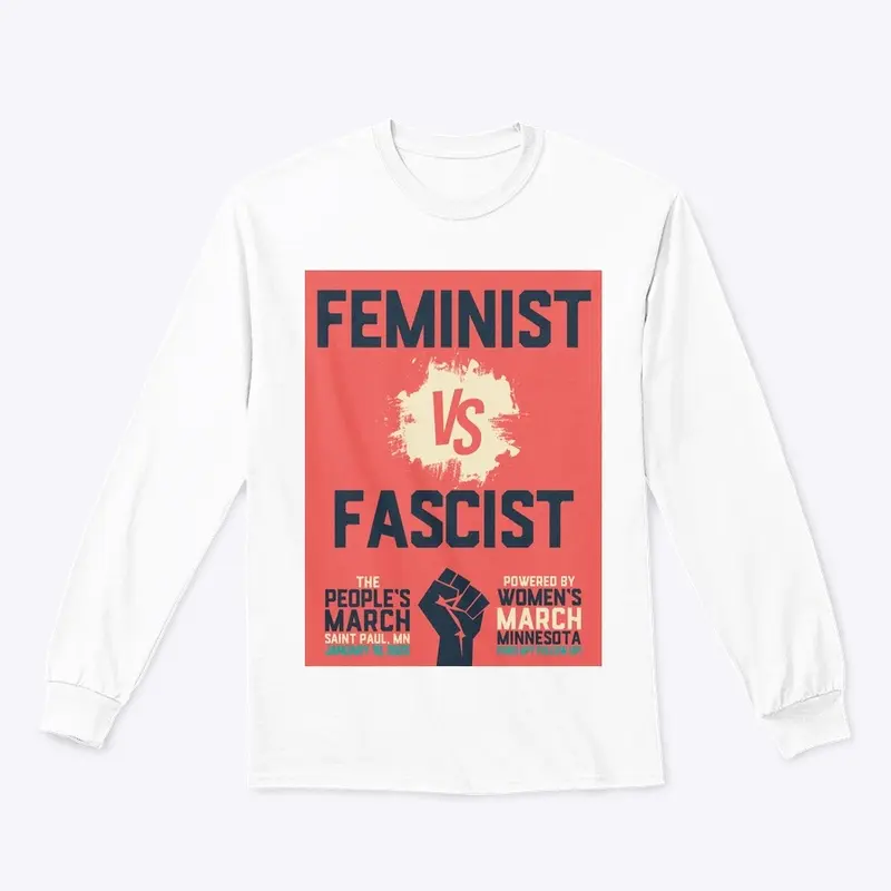 Feminist vs Fascist Red