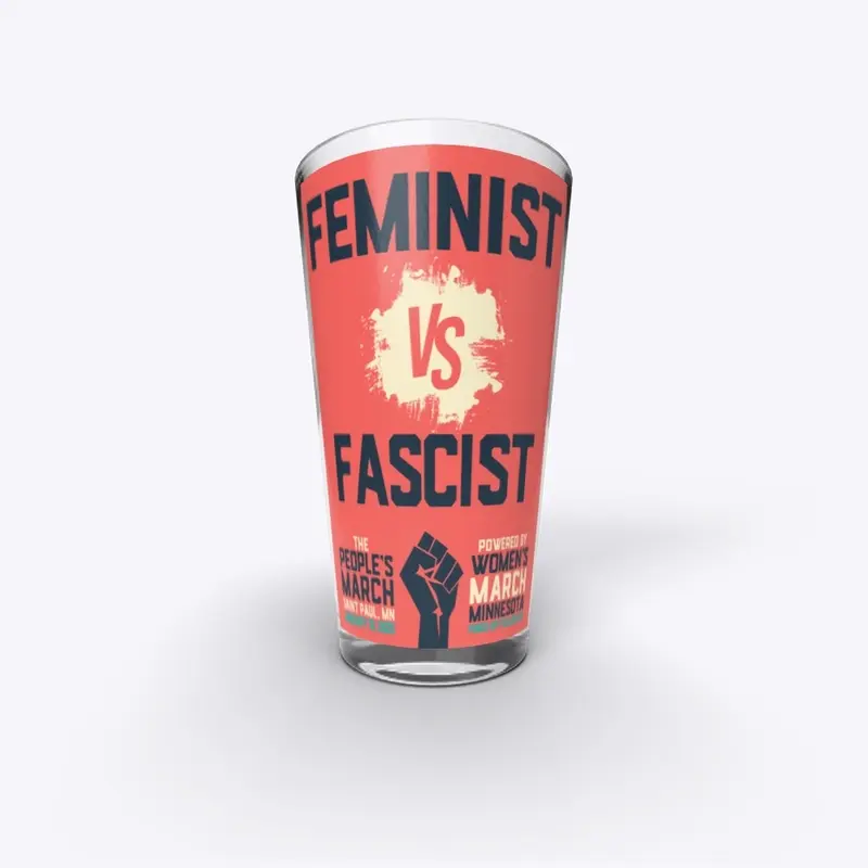 Feminist vs Fascist Red