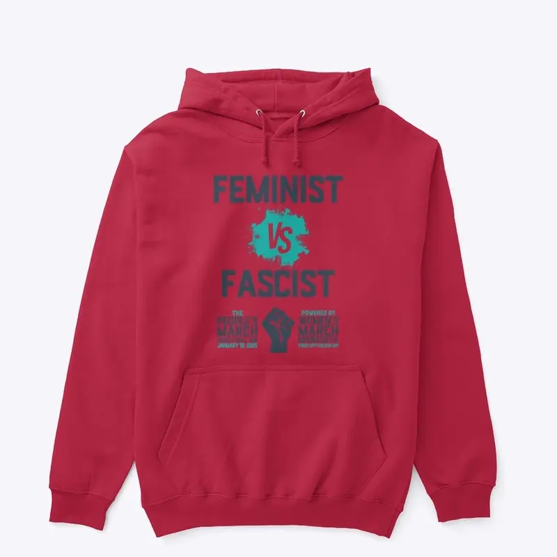 Feminist vs Facist Red