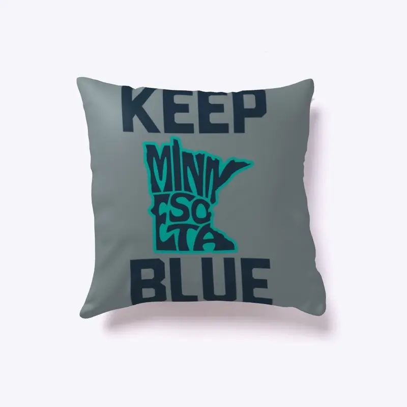 MN Blue Pillow