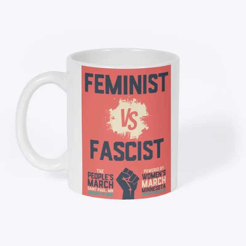 Feminist vs Fascist Red