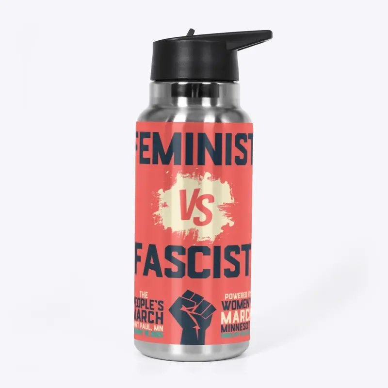 Feminist vs Fascist Red