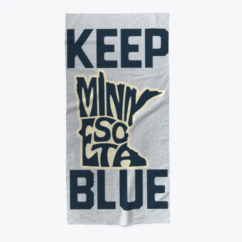 Keep MN Blue Towel