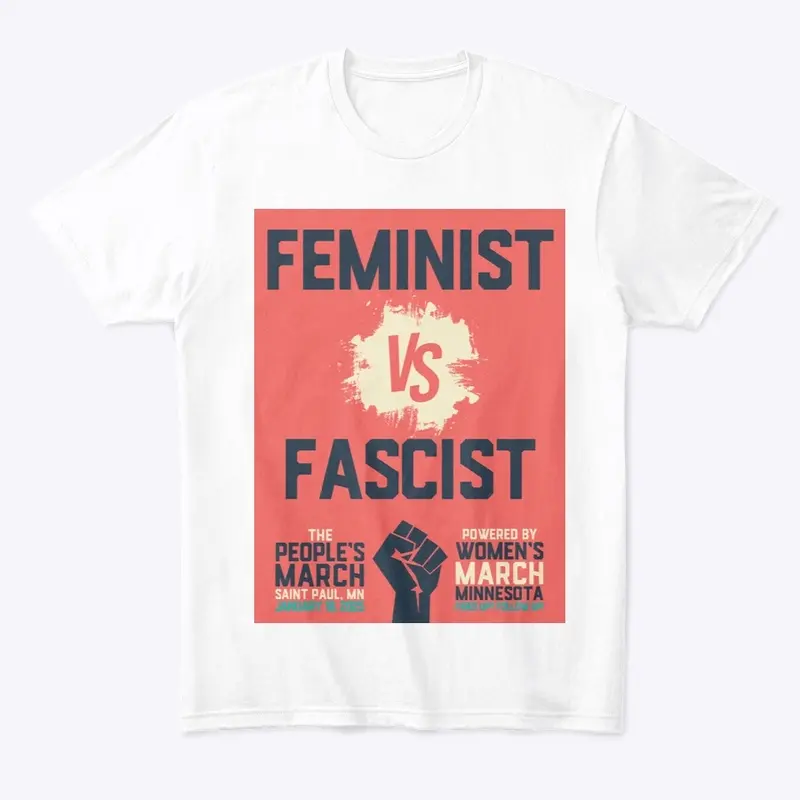 Feminist vs Fascist Red