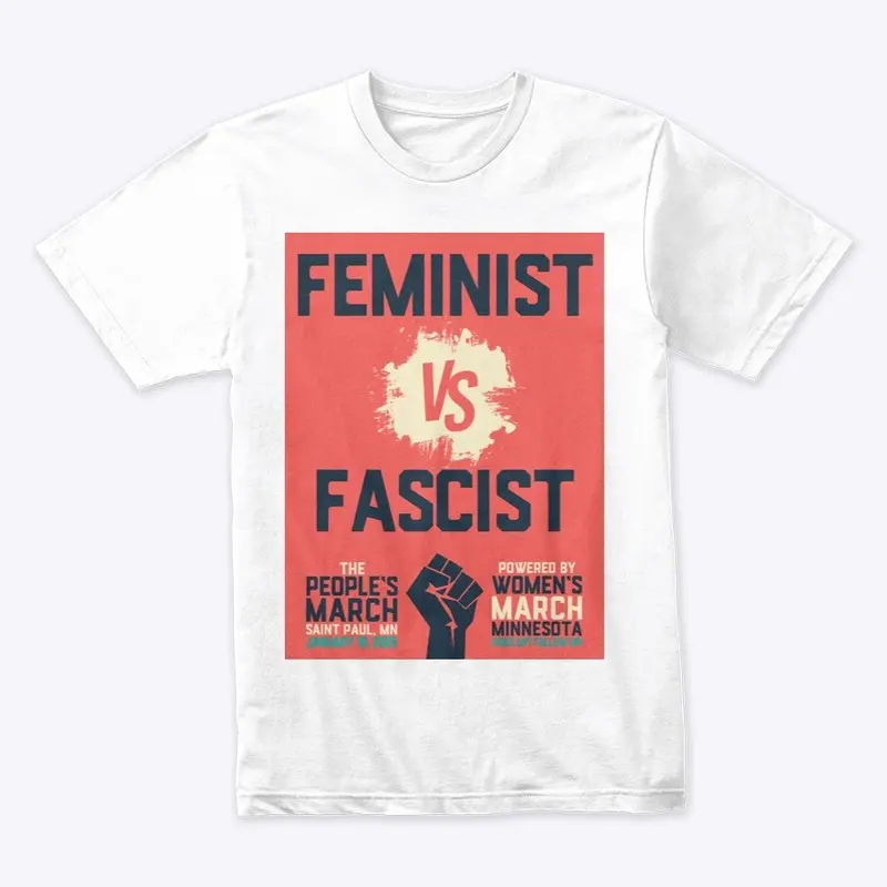 Feminist vs Fascist Red