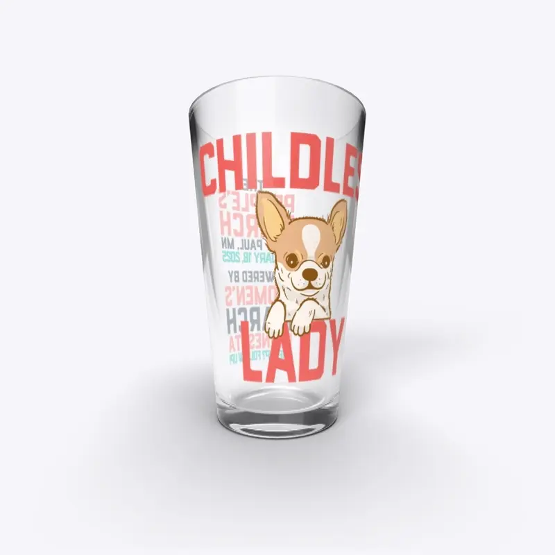 Dog Lady Pint